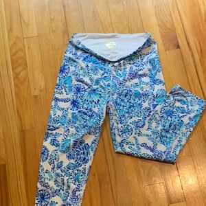 NWOT Lilly Pulitzer High Rise cropped leggings.